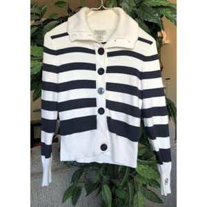 Women's Guess Jeans Striped Button Up Sweater